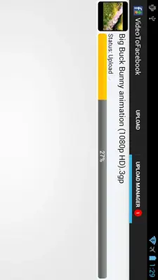 Video to Facebook android App screenshot 1